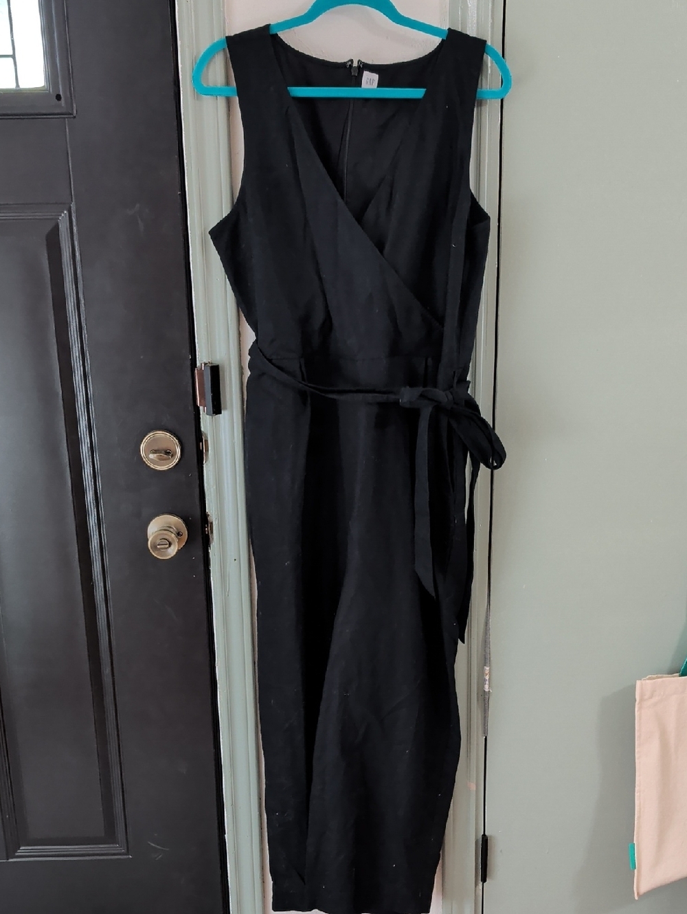 Gap Black Wrap Style Jumpsuit